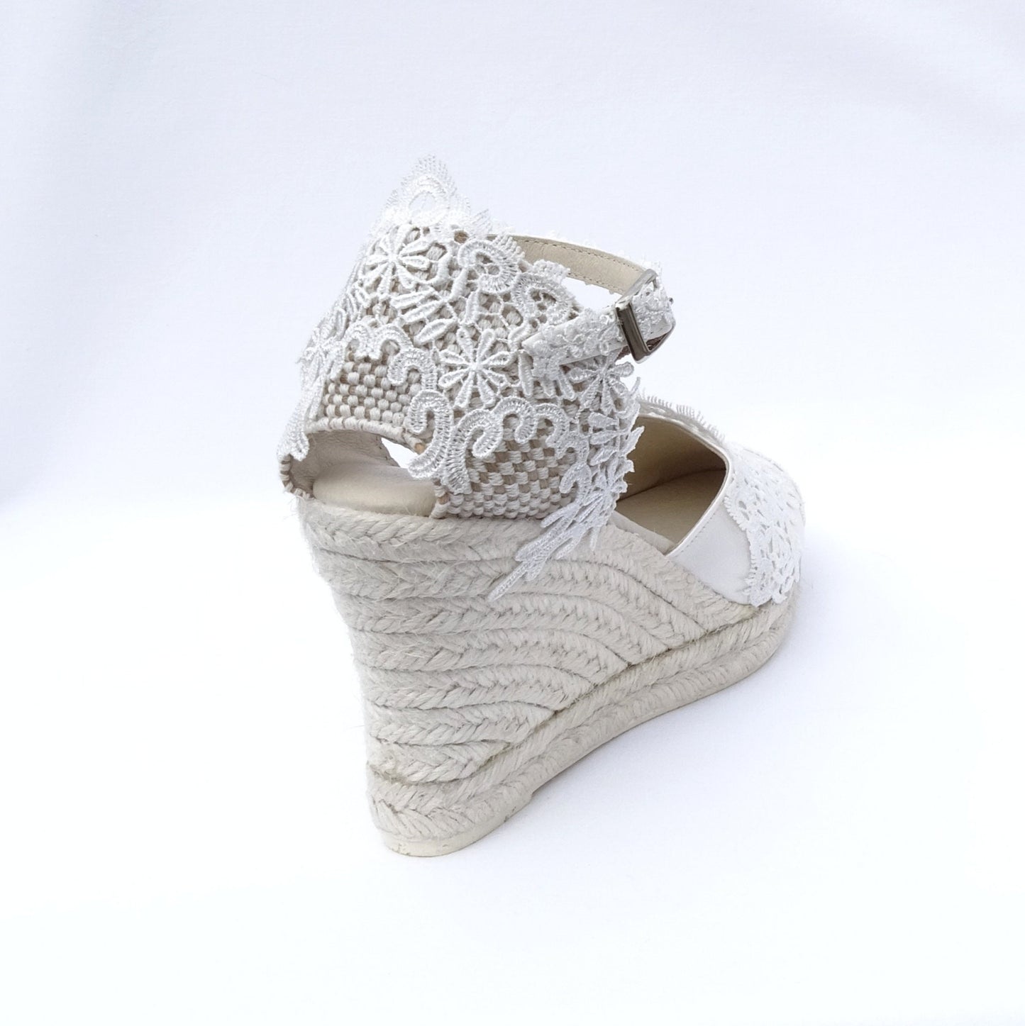 Bridal Espadrilles with Guipur