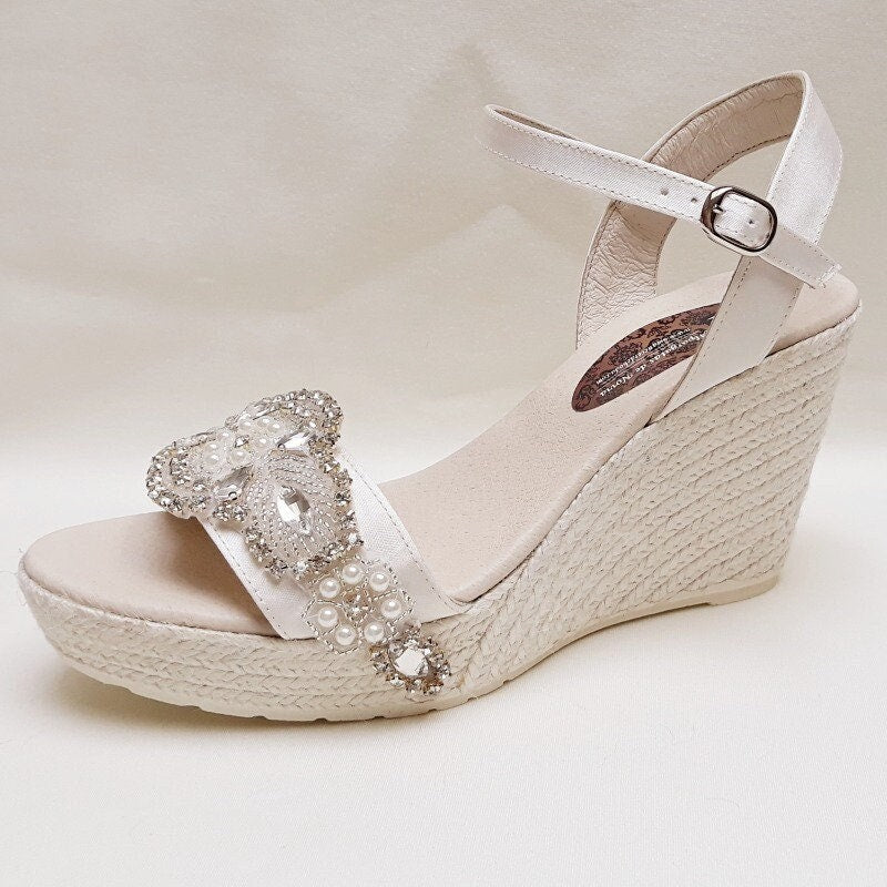 Wedding shoes wedges, Wedges for brides, Bridesmaids sandals, Bridesmaids shoes, Comfortable shoes for wedding,