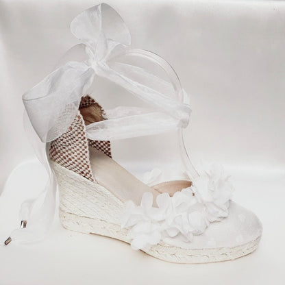 Espadrilles de mariée pour un mariage à la plage