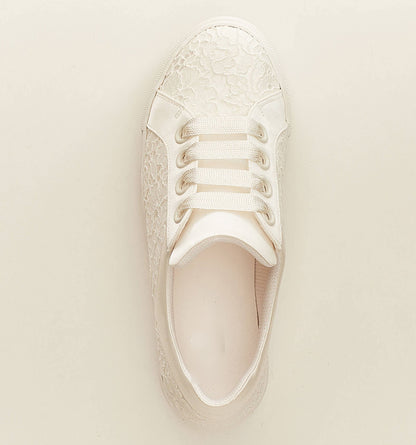 Lace Bridal Sneakers Zolue