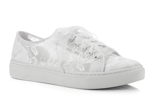 Lace Bridal Sneakers