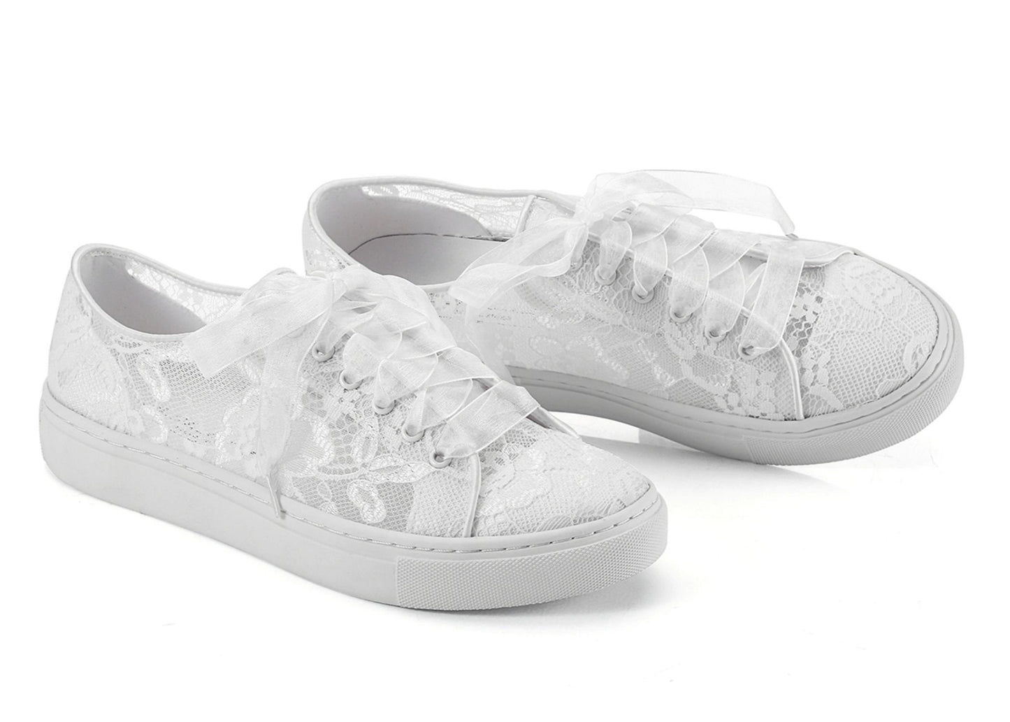 Lace Bridal Sneakers