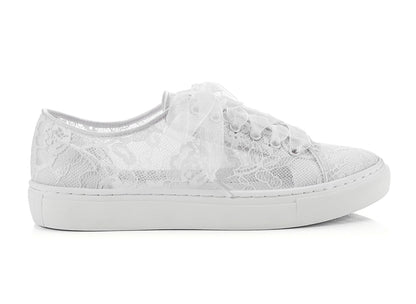 Lace Bridal Sneakers