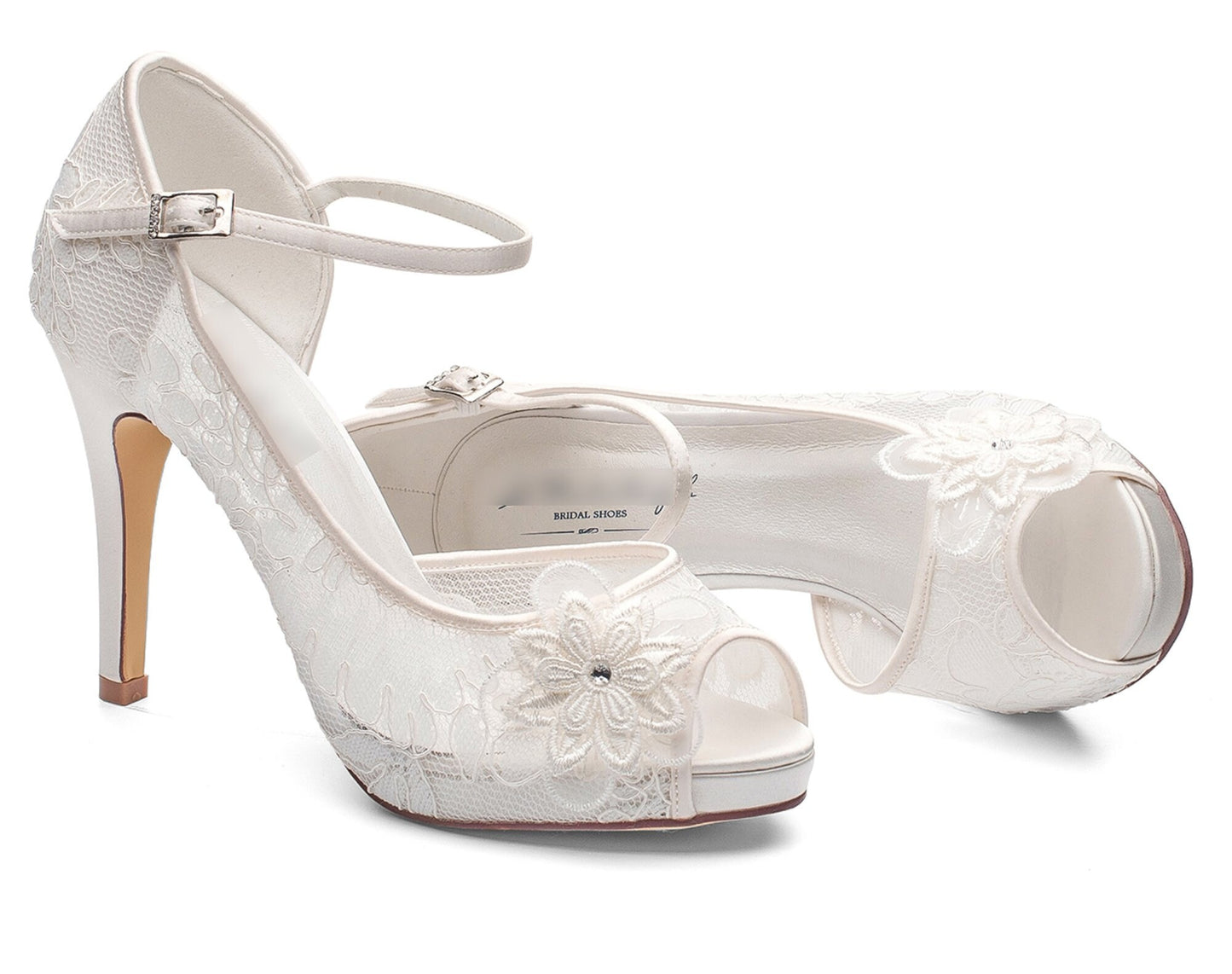 Wedding shoes high heels, lace wedding shoes, lace and high heel wedding shoes, bridal shoes