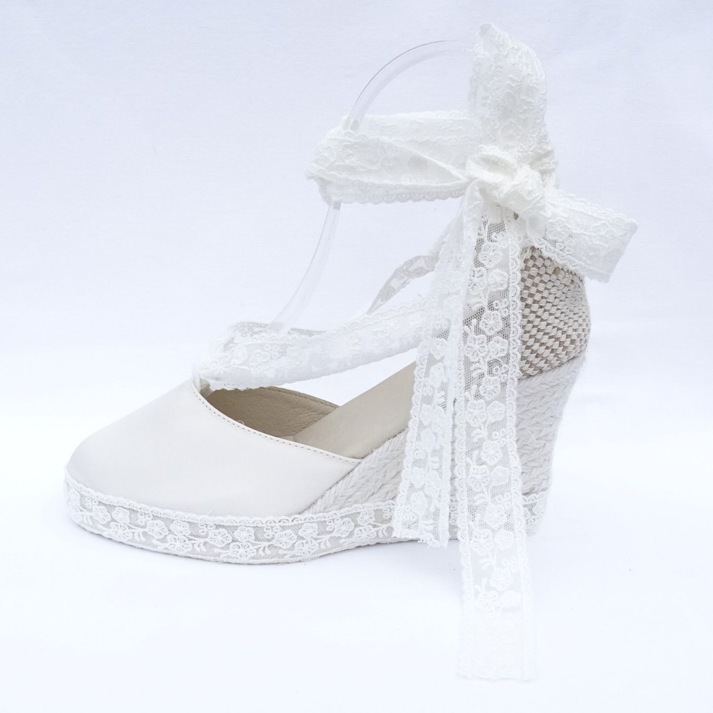 Bridal wedges, Espadrilles with wedges for brides, jute espadrilles for bride, espadrilles for beach wedding,