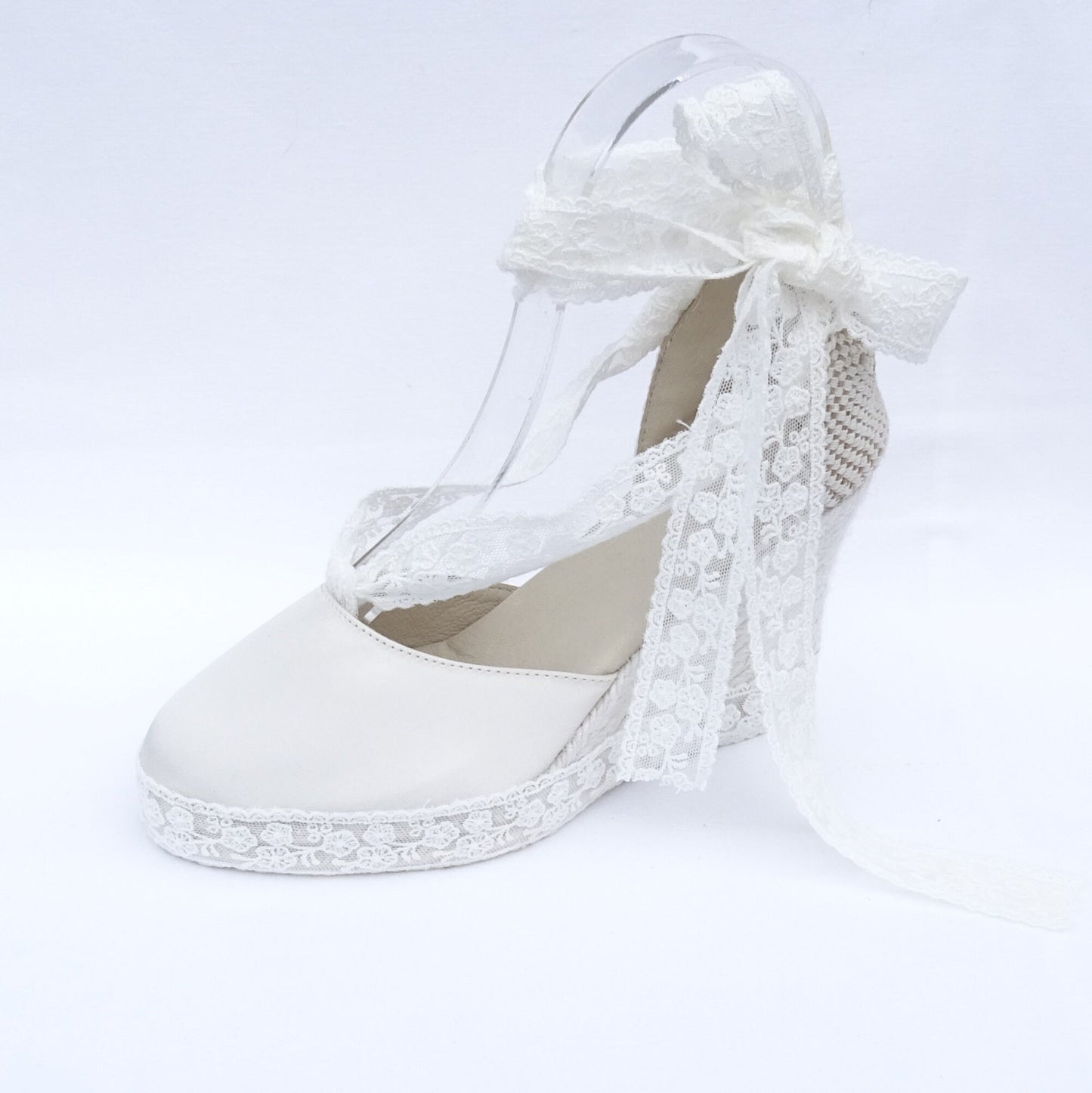 Bridal wedges, Espadrilles with wedges for brides, jute espadrilles for bride, espadrilles for beach wedding,