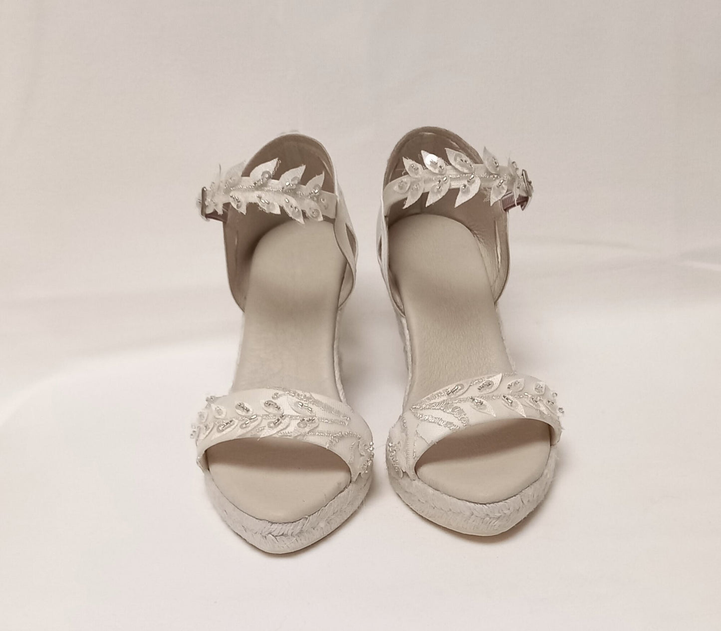 Sandalias Novia boda playa, Zapatos de novia, Alpargatas novia, Alpargatas boda, Jutes for brides, Wedges for brides