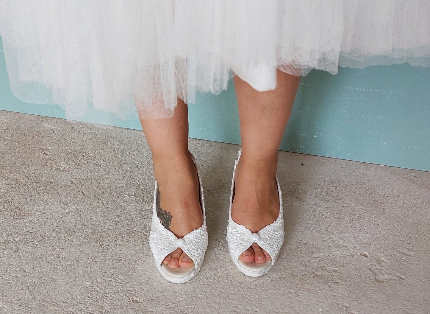 Bridal espadrilles, Bridal sandals, 6,5cm or 8,3cm Bridal Wedges , Sandals for wedding in beach, Beach bridal sandals