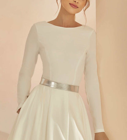 Long Sleeve Separate Bridal Bodysuit