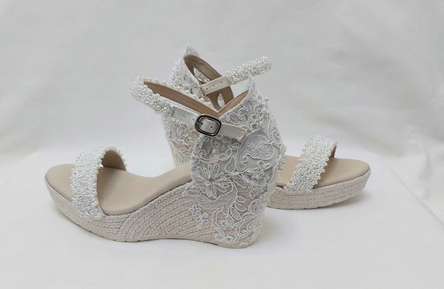 Sandals for wedding, Bridal sandals, Bridal shoes, Boho Chic Sandals for Wedding, Bridal Shower Gift, Espadrilles for Brides