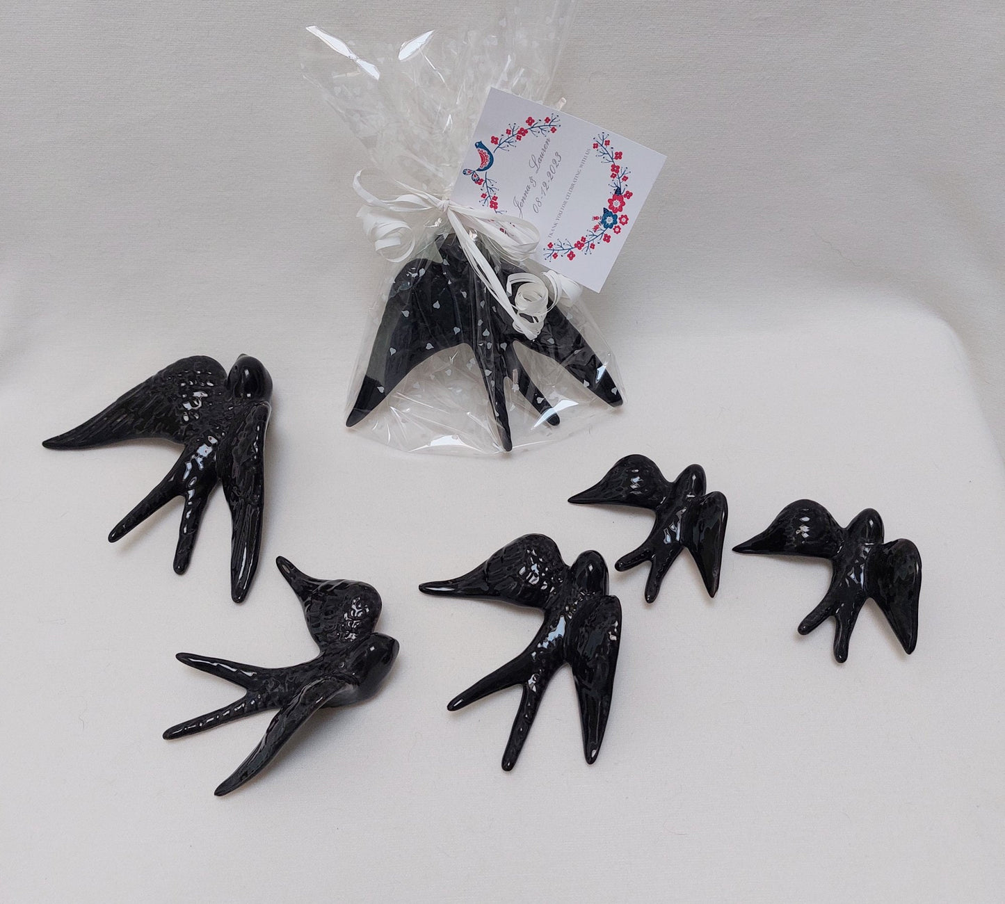 Original Wedding Guest Gifts, Ceramic Swallows, Portuguese Swallows, Wedding Gifts, Guest Gifts. Order min. 50