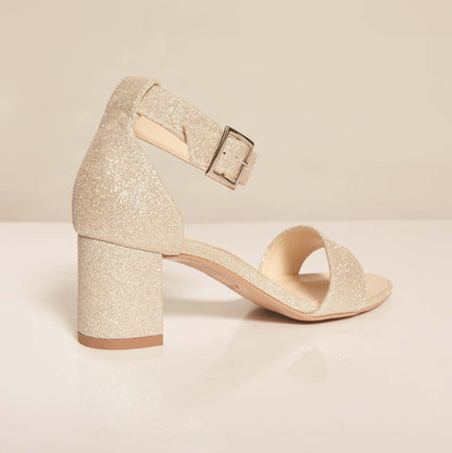 Scarpe da sposa glitterate