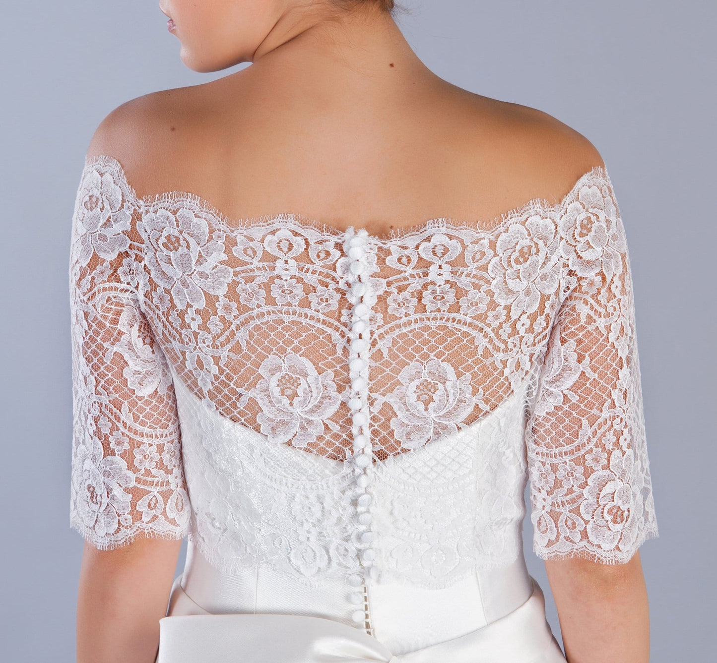 Bridal lace top, Bridal jacket, Bridal lace jacket, Bridal Bolero, Lace Bolero for Wedding, , Bridal bolero short sleeve