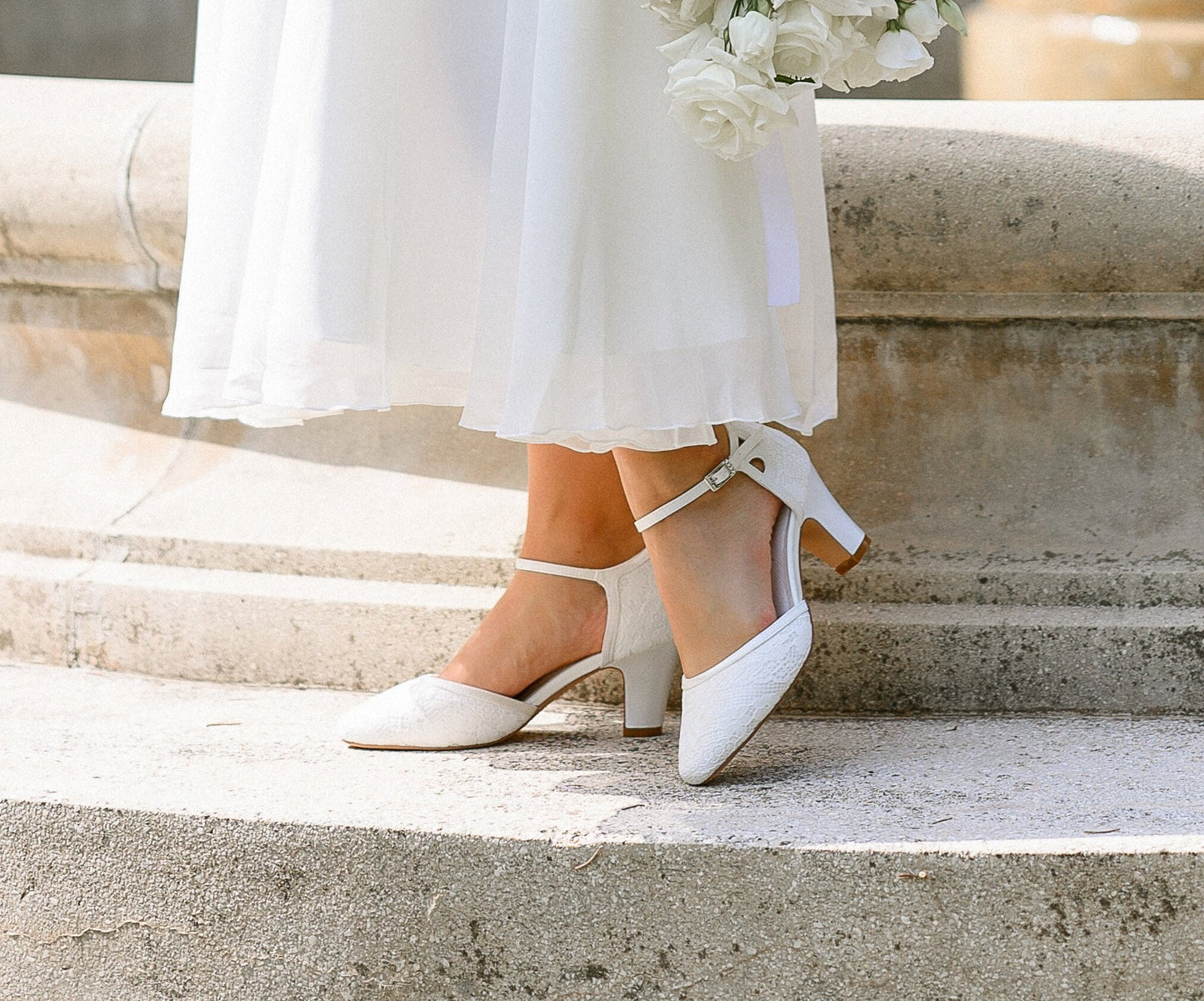 Lace Bridal Shoes Christine