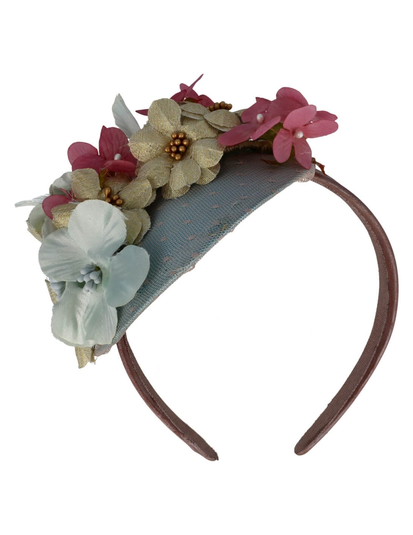 Diadema de fiesta con flores/ Headband for Bridesmaids/ Diadema de fiesta/ Tocado para madrinas para fiesta/ Bridal headband