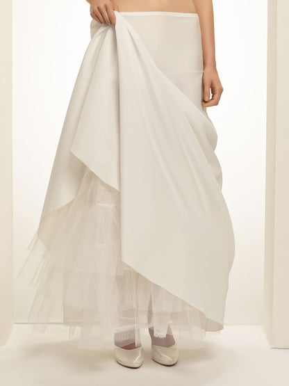 Robe de mariée à jupon