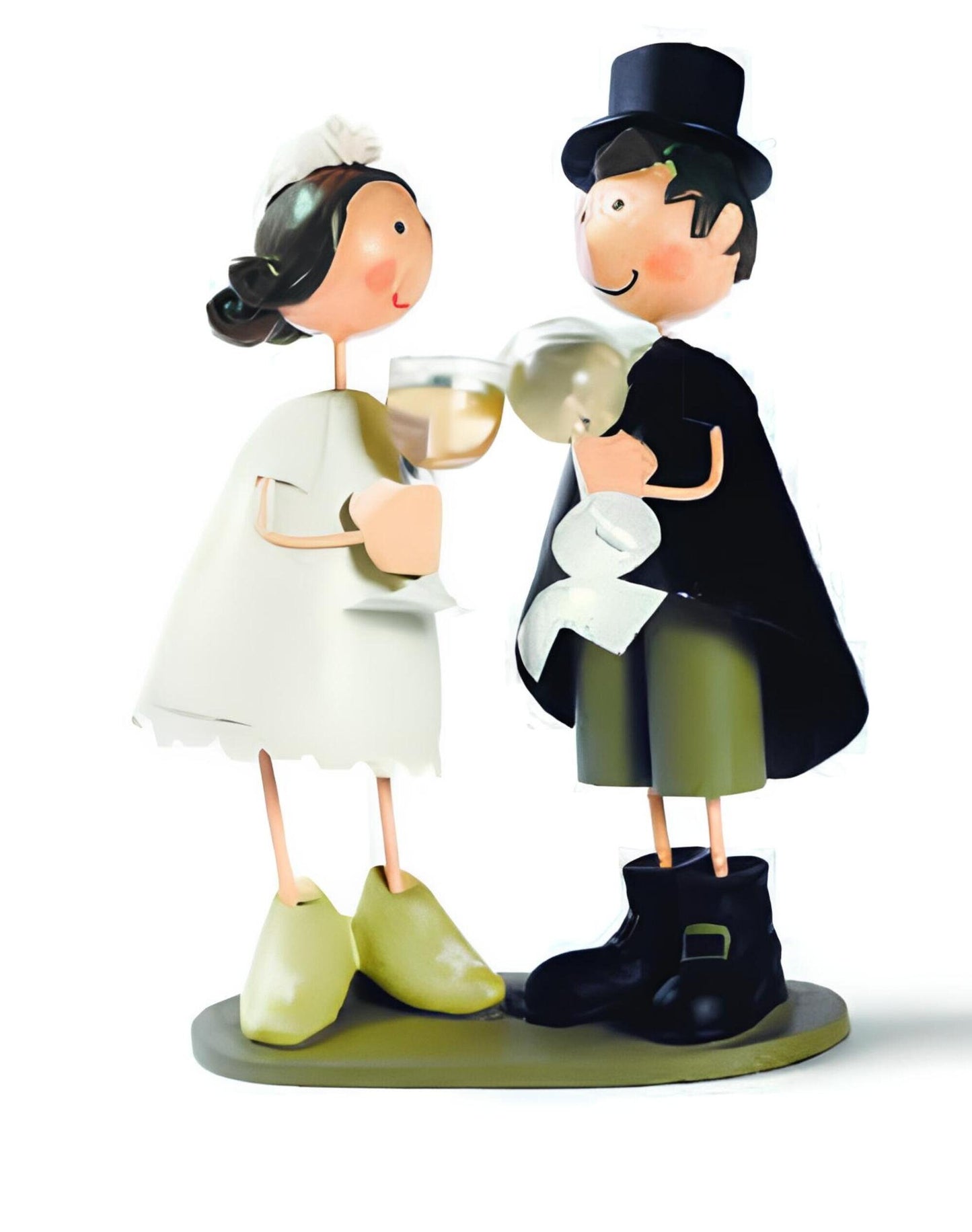 Muñecos Topper Tarta Boda/ Handmade Bridal Cake Topper/ Novios para Tarta Boda/ Figuras Tarta Boda/ Topper tarta Nupcial originales/