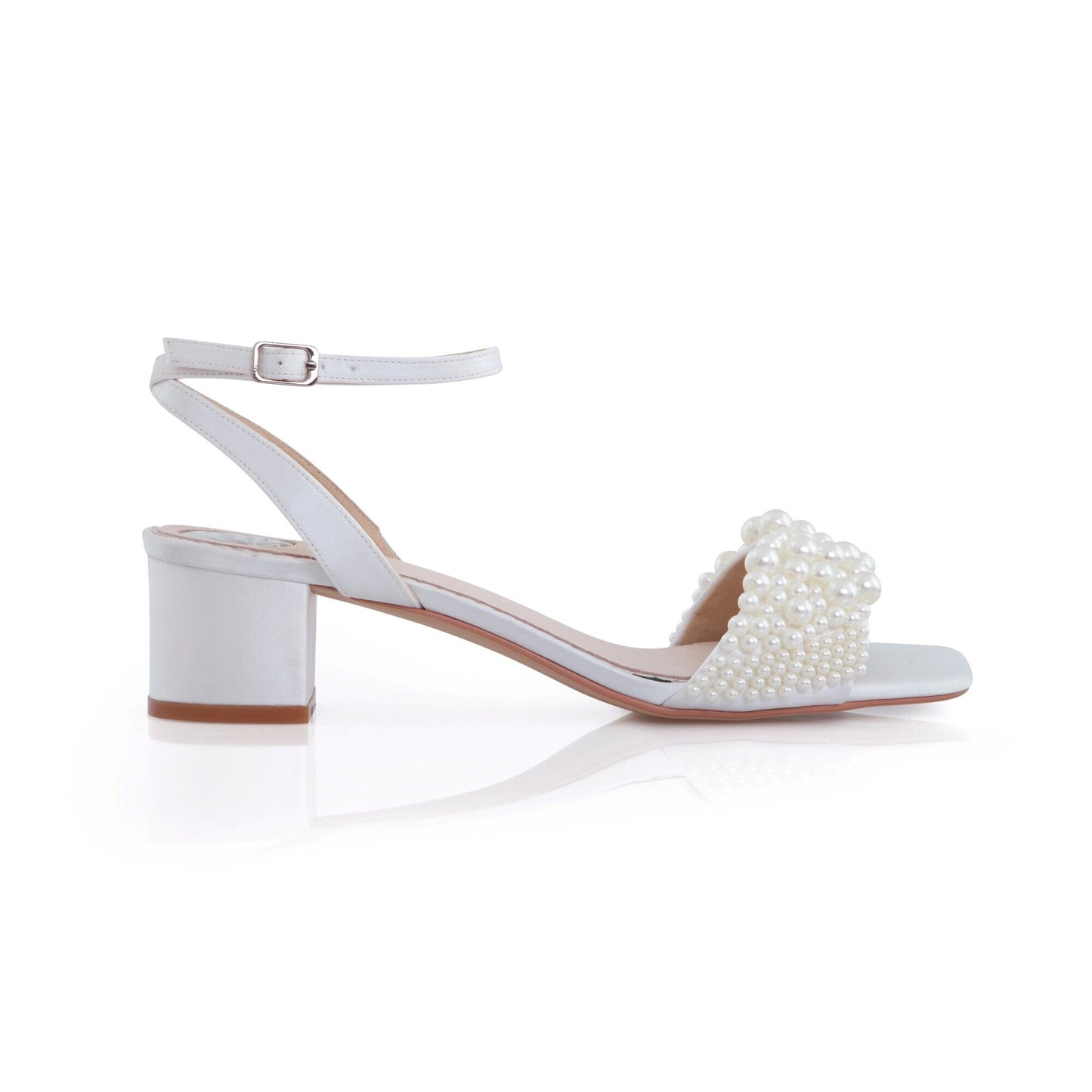 Bridal shoes with lace, Off white Bridal sandals, bridal shoes block heel , Bridal sandals block heel, Bridal shoes low heel