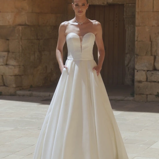 Bridal separates Corset sweetheart and skirt
