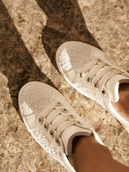 Lace Bridal Sneakers Zolue